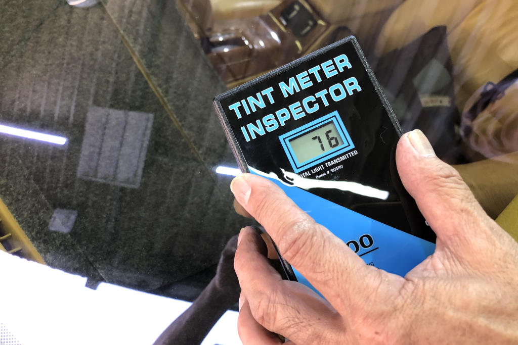 オーロラフィルム 透過率検査